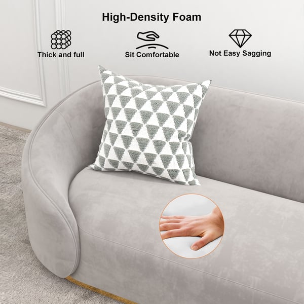 अनुकूलन योग्य आकार आधुनिक डिजाइन शैली वेलवेट सोफा सेट के साथ अनुभागीय upholstery कवर 2