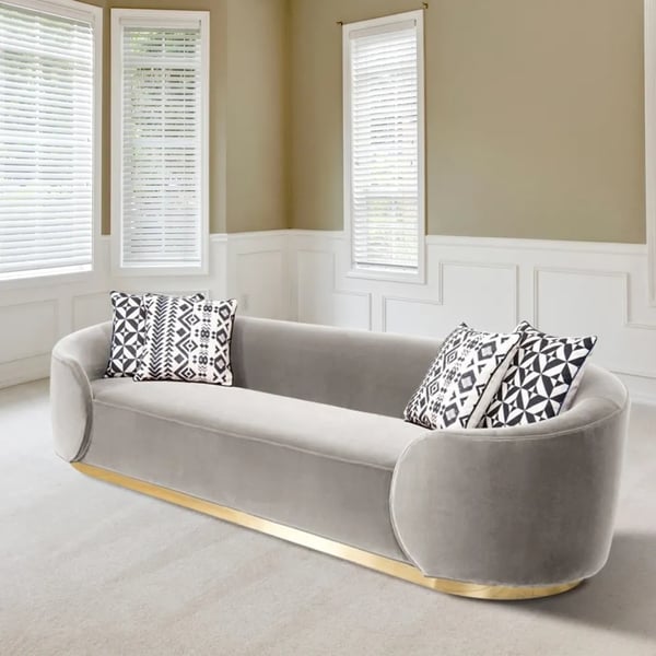 अनुकूलन योग्य आकार आधुनिक डिजाइन शैली वेलवेट सोफा सेट के साथ अनुभागीय upholstery कवर 0