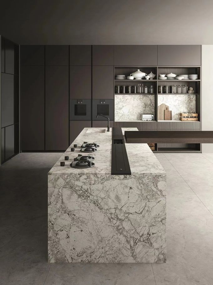 लकड़ी के मॉड्यूलर रसोई अलमिरा Mudroom कैबिनेट समाधान 0